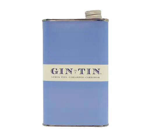 ©️2024 - Gin In A Tin - Gin NO.2 Lemon Peel, Coriander& Cardamon - Still Life Image